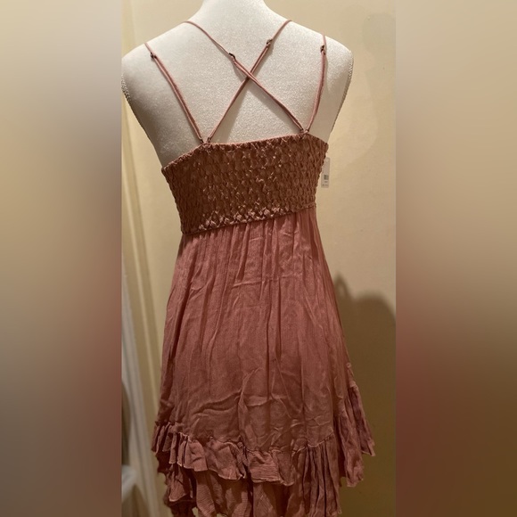 NWT Free People Adella spaghetti Adjustable Straps Size S Dress Color - Picture 7 of 9